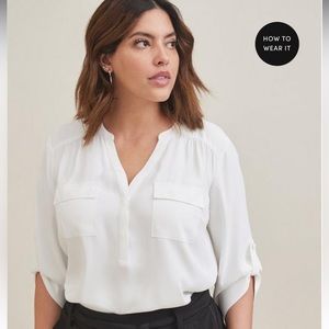 Harper Georgette Pullover 3/4
Sleeve Blouse